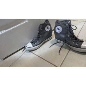 Womens Hidden Wedge Converse Sneakers